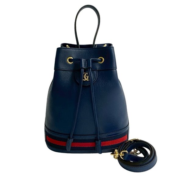 GUCCI Red Leather Shoulder Bag - Picture 1 of 8